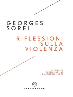 cover image of Riflessioni sulla violenza